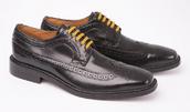 View Item Delicious Junction Skin Mod Brogue Leather Shoe Black 